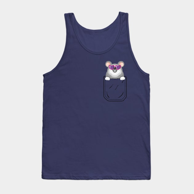 Pocket Mouse Tank Top by Saulene